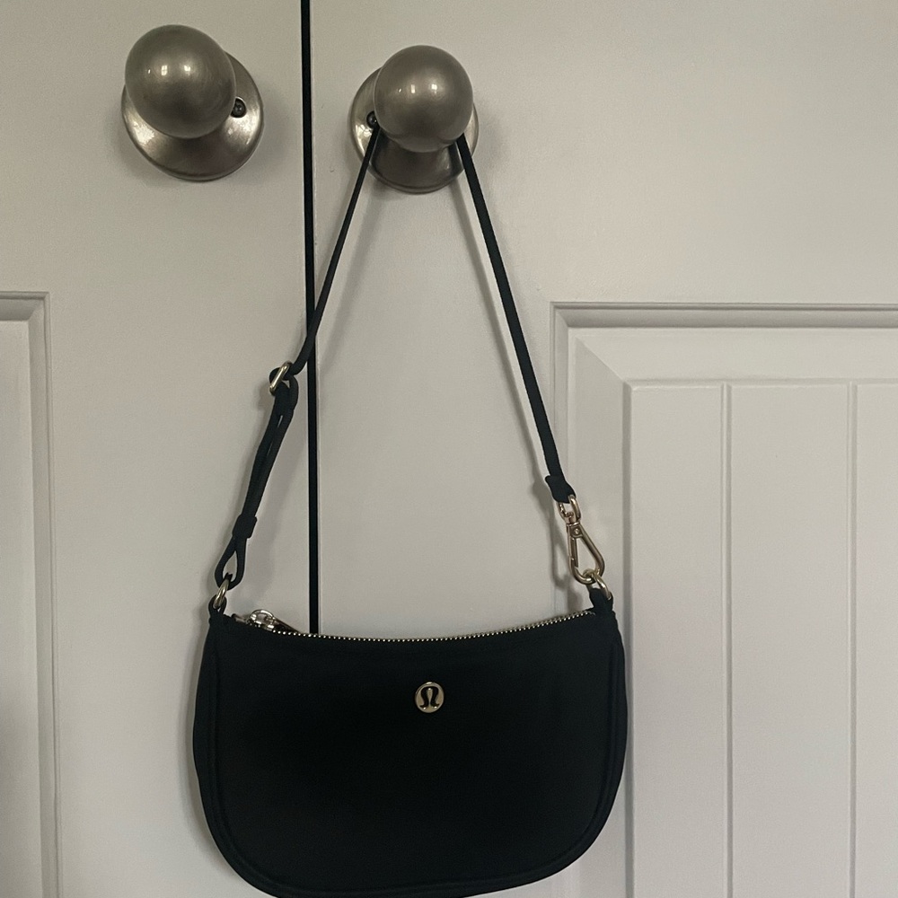 Lululemon Athletica Black Shoulder Bag